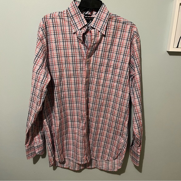 Tommy Hilfiger Madras Mens Shirt - Picture 1 of 4